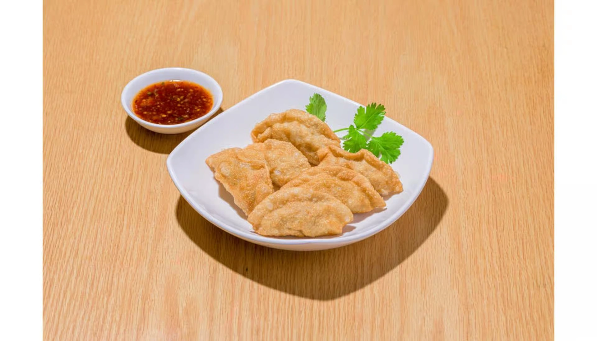 Fried chicken dumplings at Ugly Dumpling Holmdel Bell Works NJ